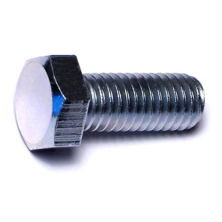 Midwest Fastener Grade 2, 1/2"-13 Hex Head Cap Screw, Zinc Plated Steel, 1-1/4 in L, 50 PK 00099